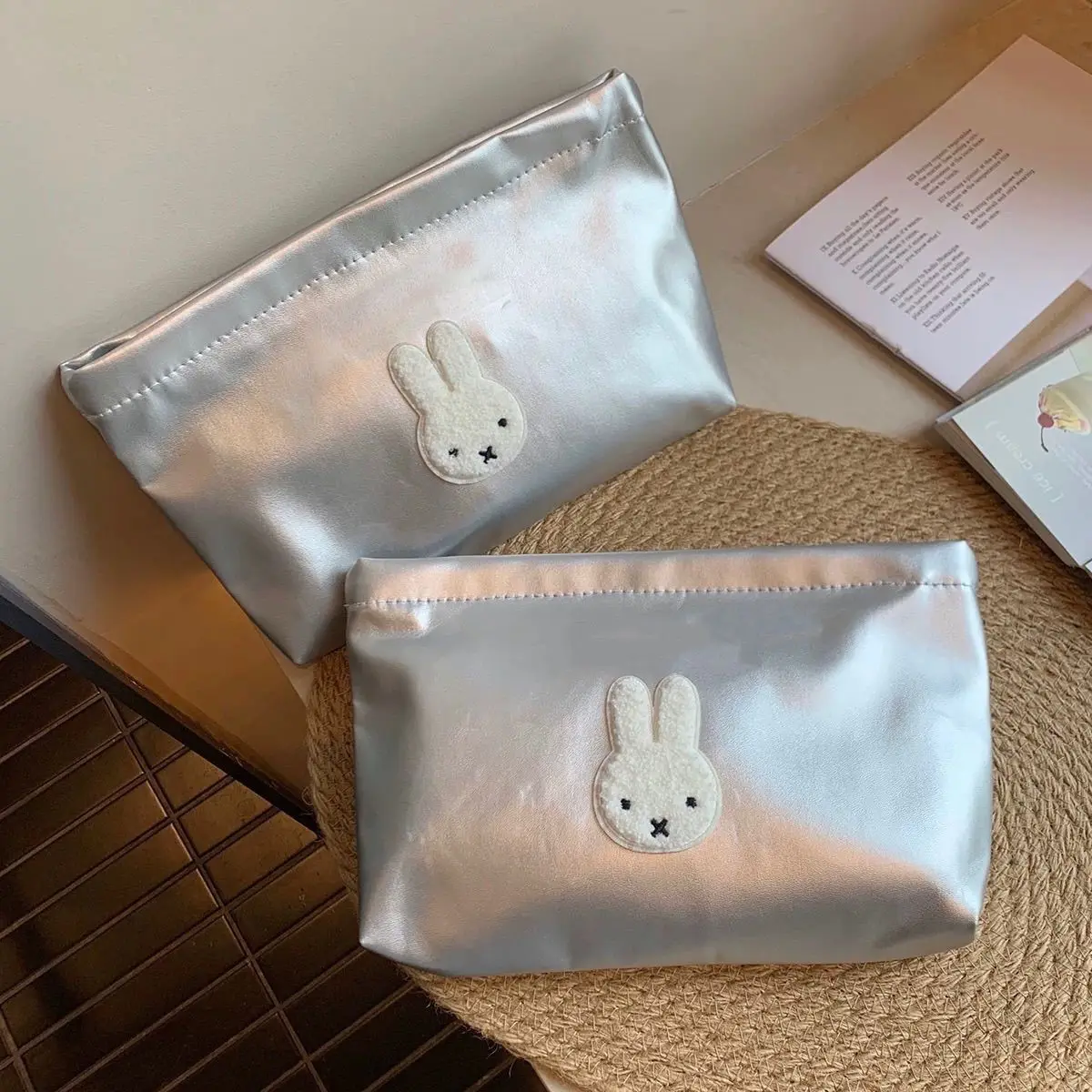 Women'S Japanese Bags - حقيبة مكياج محمولة بتصميم كرتوني ميفي،