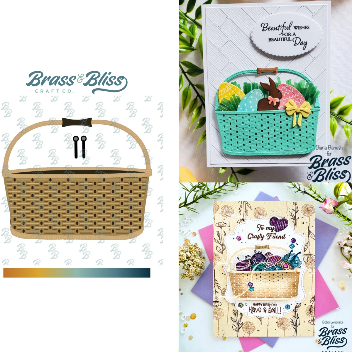 Basket Bag Wicker - قوالب قطع معدنية جديدة بتصميم سلة