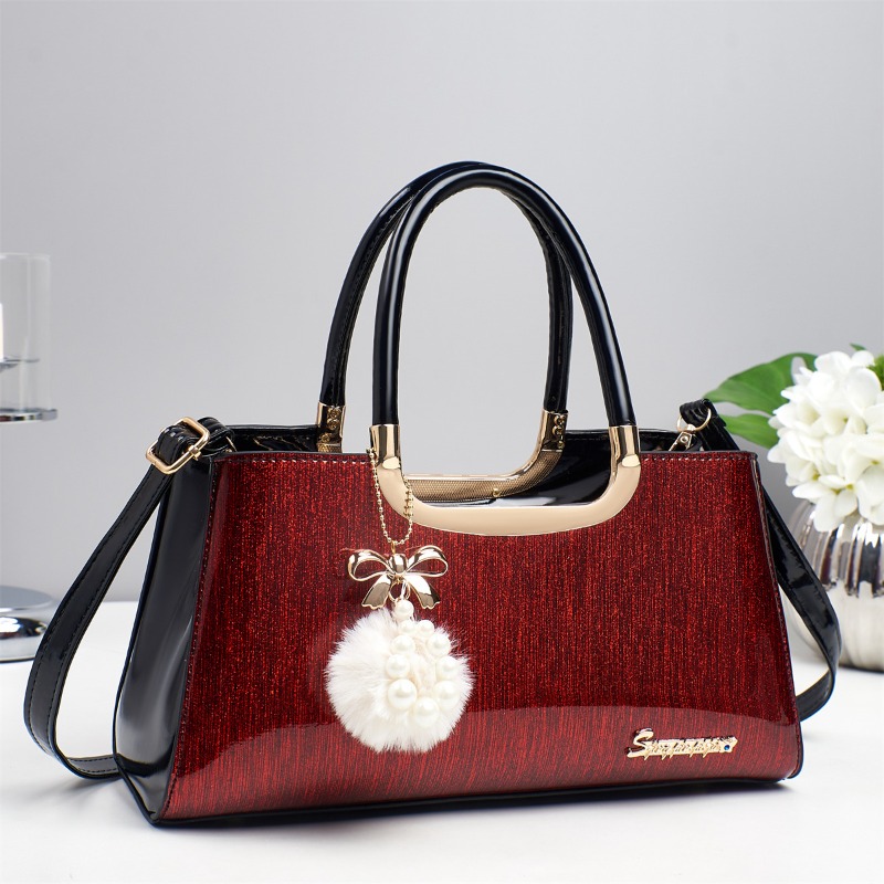 Women Bags Designer Sale - مصمم العلامة التجارية مشرق الجلود حقيبة