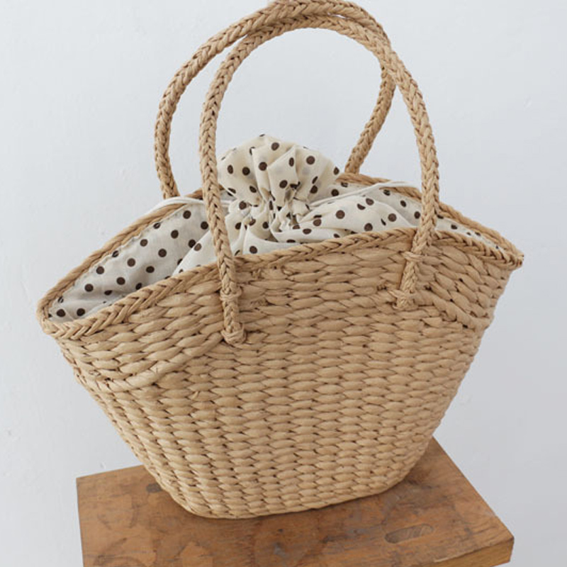 Basket Bag Wicker - حقائب يد نسائية من الروطان بتصميم