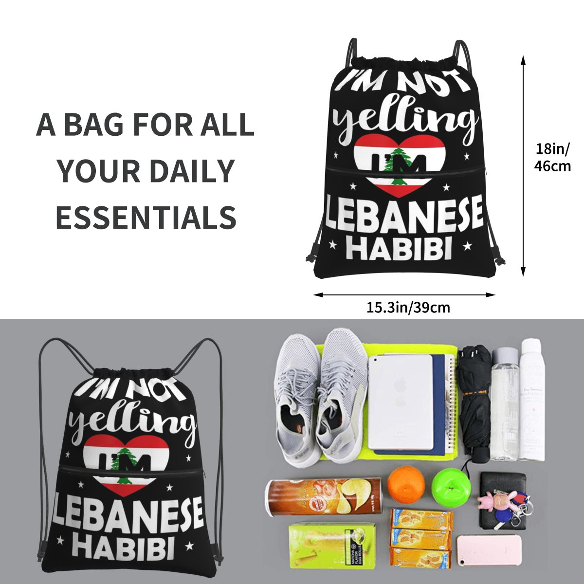 حقائب ظهر بتصميم علم لبنان وتر - مراجعة Women Bags Lebanon وسعره