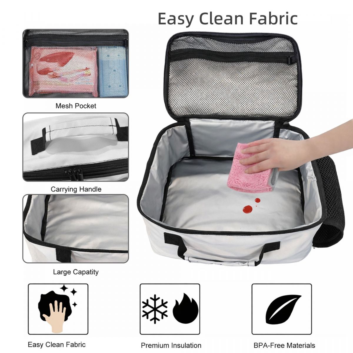 حقيبة غداء معزولة على شكل خريط - مراجعة Women Bags Lebanon وسعره