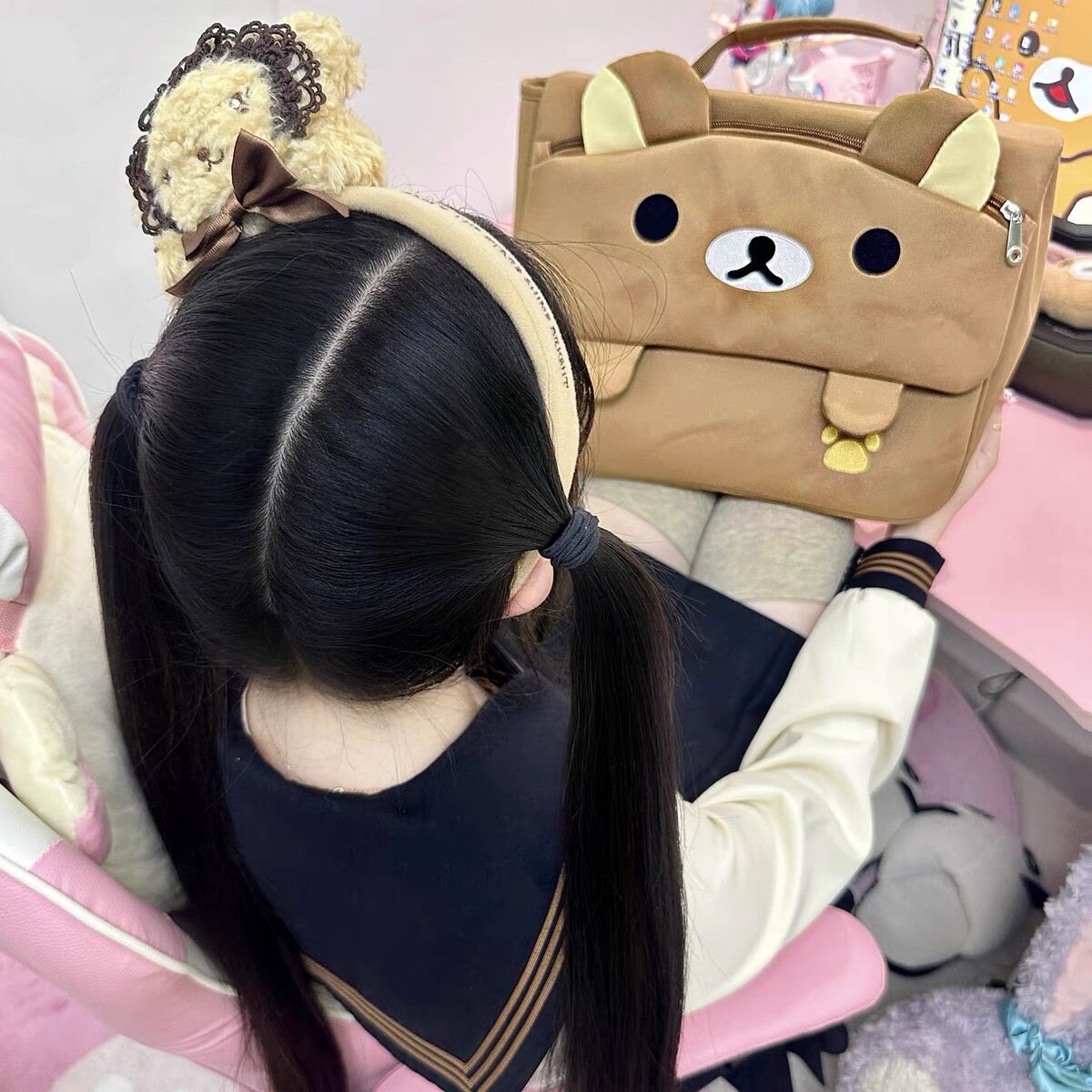 حقيبة ظهر كرتونية على شكل دب،  - مراجعة Women'S Japanese Bags وسعره