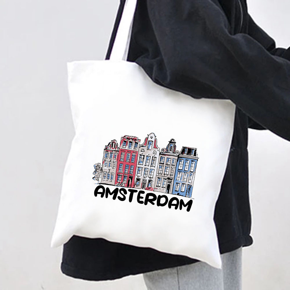 حقيبة كتف نسائية من القماش بتص - مراجعة Women Bags Netherlands وسعره