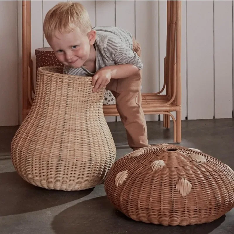 الشمال الرياح الروطان المنسوجة - مراجعة Basket Bag Wicker وسعره