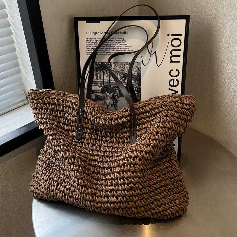 القش المنسوجة حمل الحقائب عارض - مراجعة Women Bags Offers وسعره