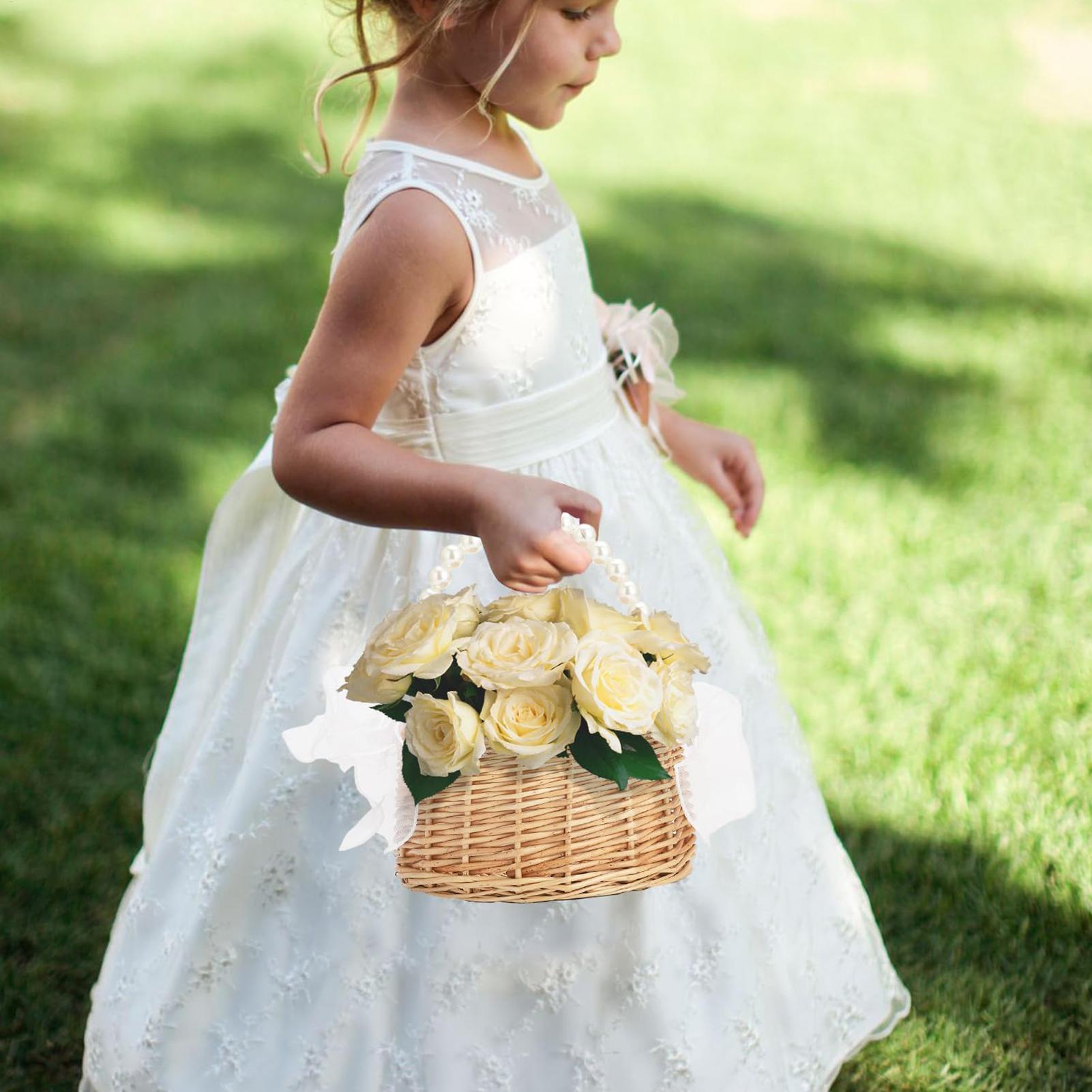 سلة زهور من الخيزران والراتان  - مراجعة Basket Bag Wicker وسعره