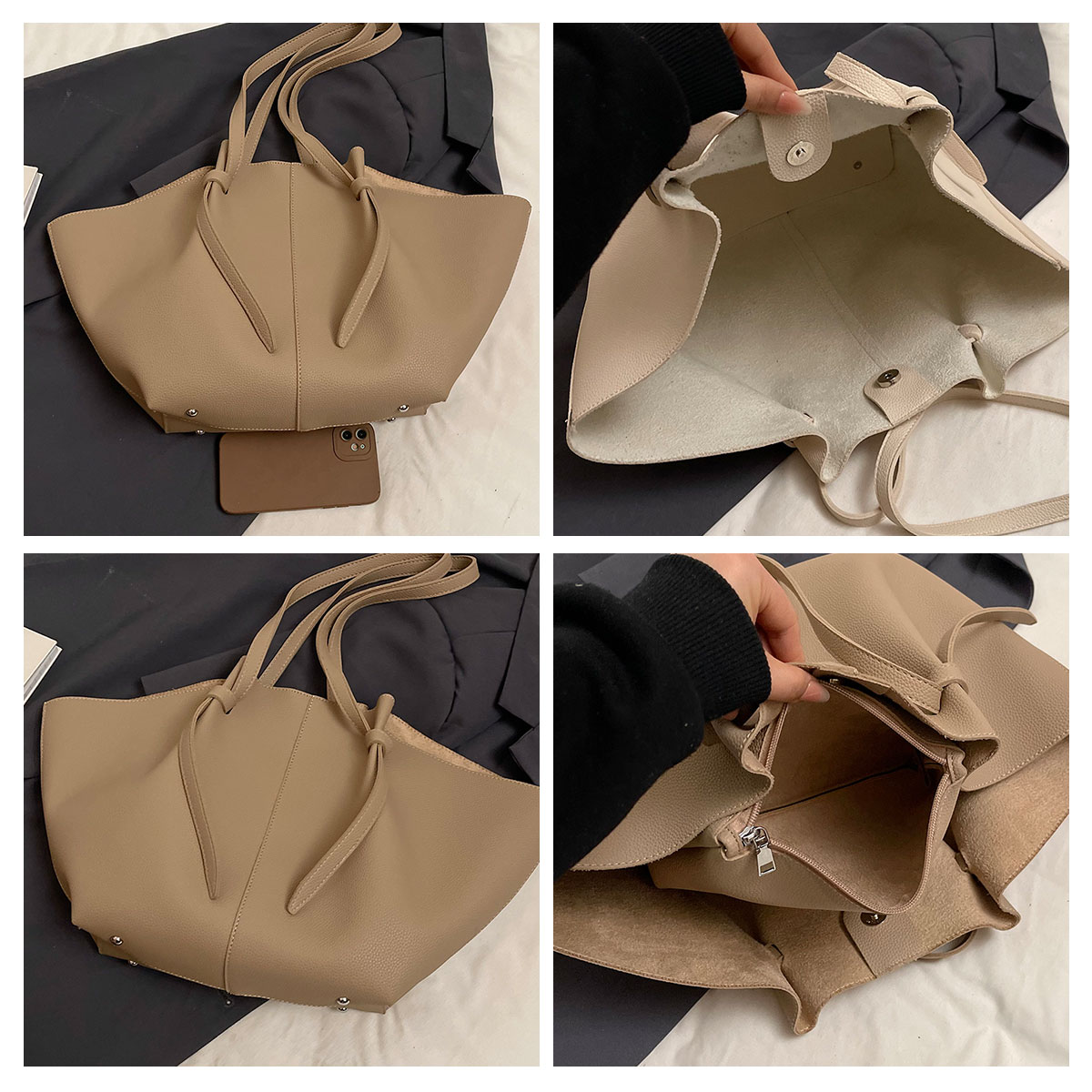 حقيبة يد عصرية بتصميم مروحي وس - مراجعة Women Bags Mk وسعره