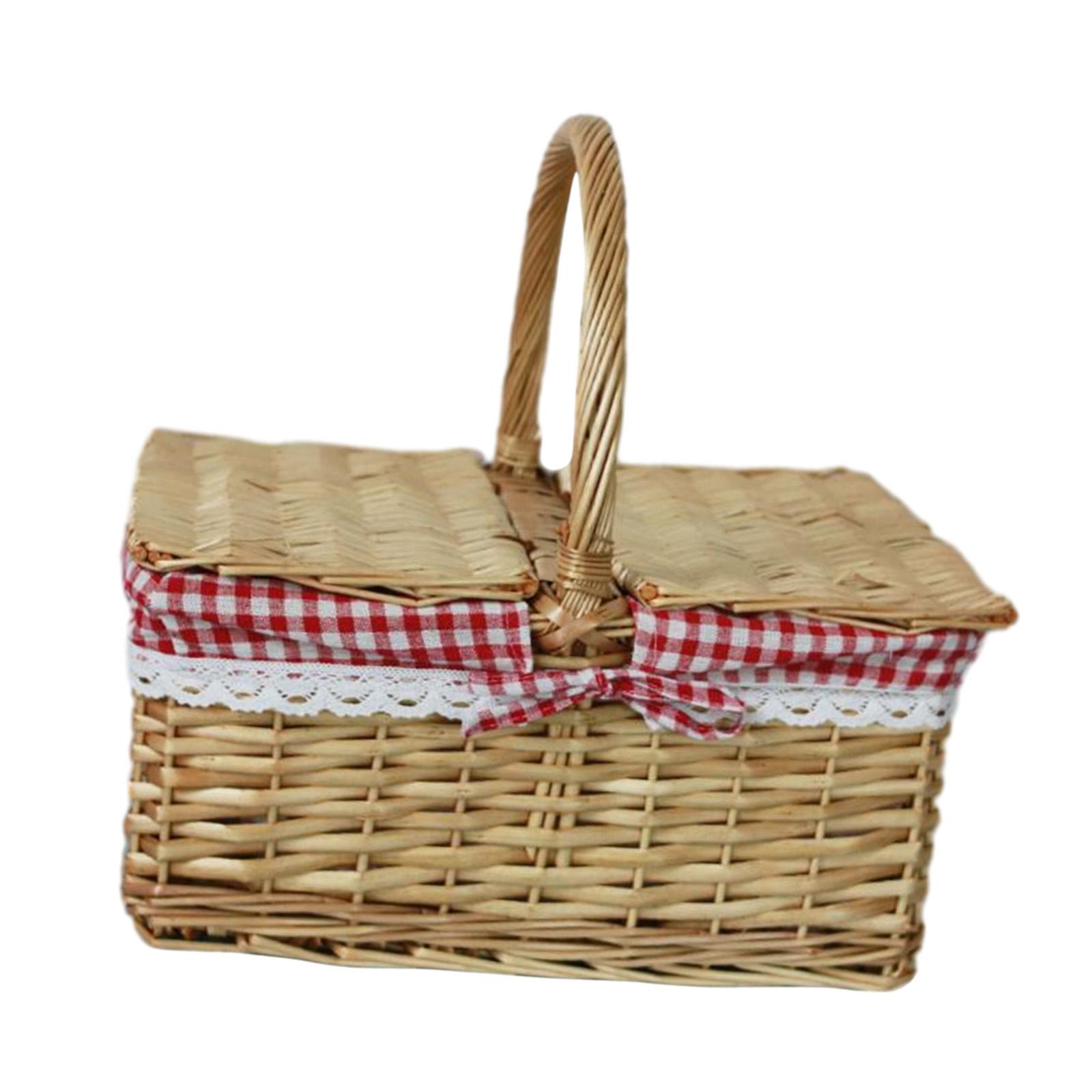 سلة نزهة سلة منسوجة من الخيزرا - مراجعة Basket Bag Wicker وسعره