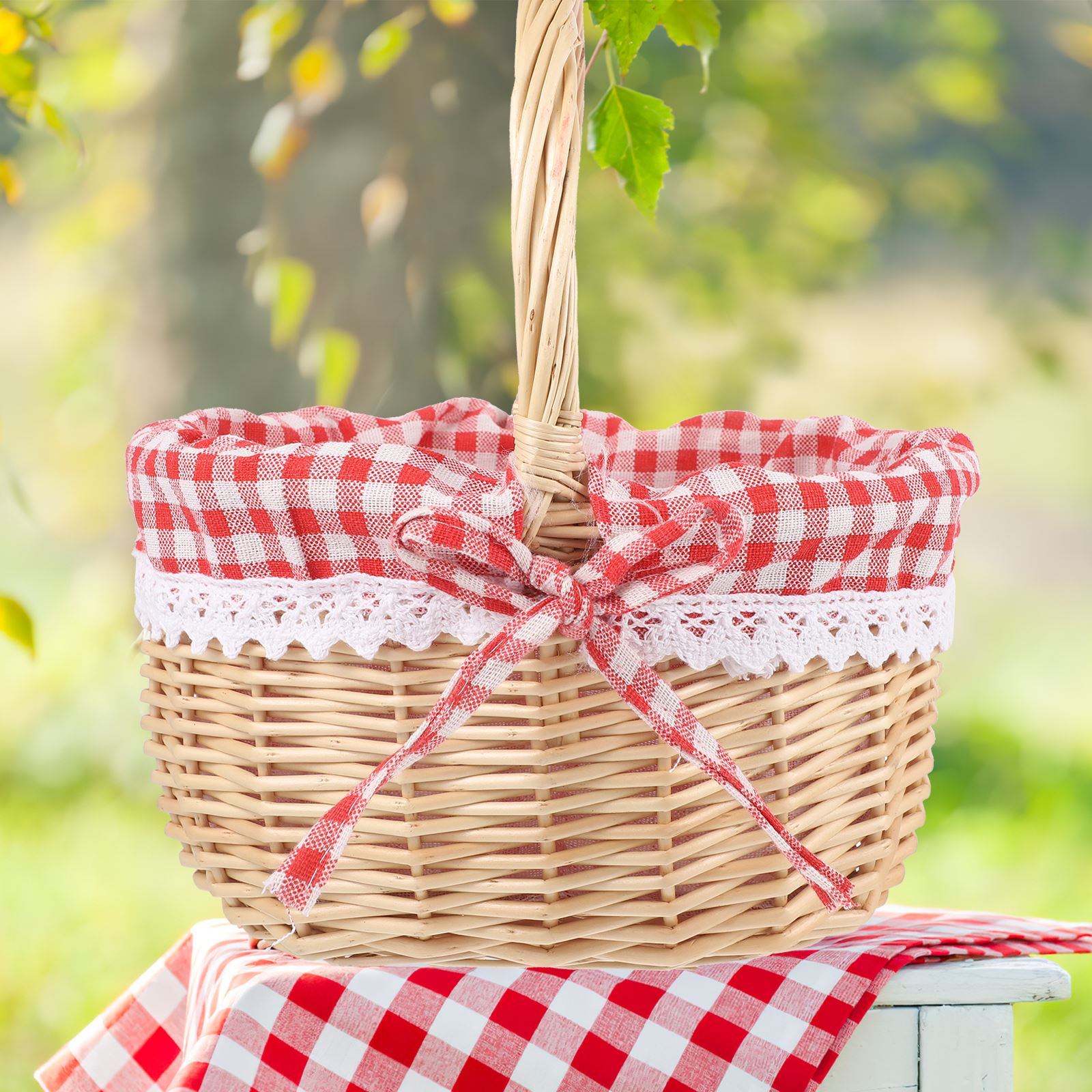Zerodeko ليتل الأحمر ركوب هود  - مراجعة Basket Bag Wicker وسعره