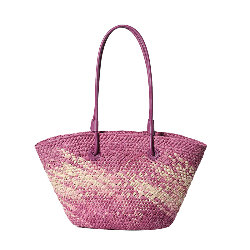 عادية الروطان سعة كبيرة حمل مص - مراجعة Basket Bag Wicker وسعره
