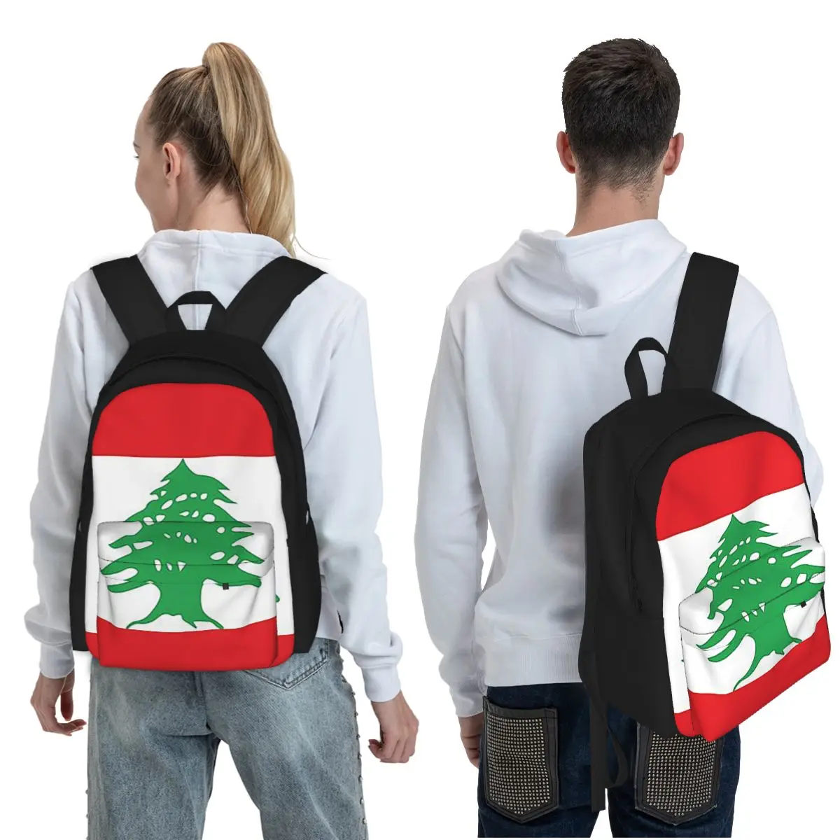 حقيبة ظهر مدرسية بعلم لبنان لل - مراجعة Women Bags Lebanon وسعره