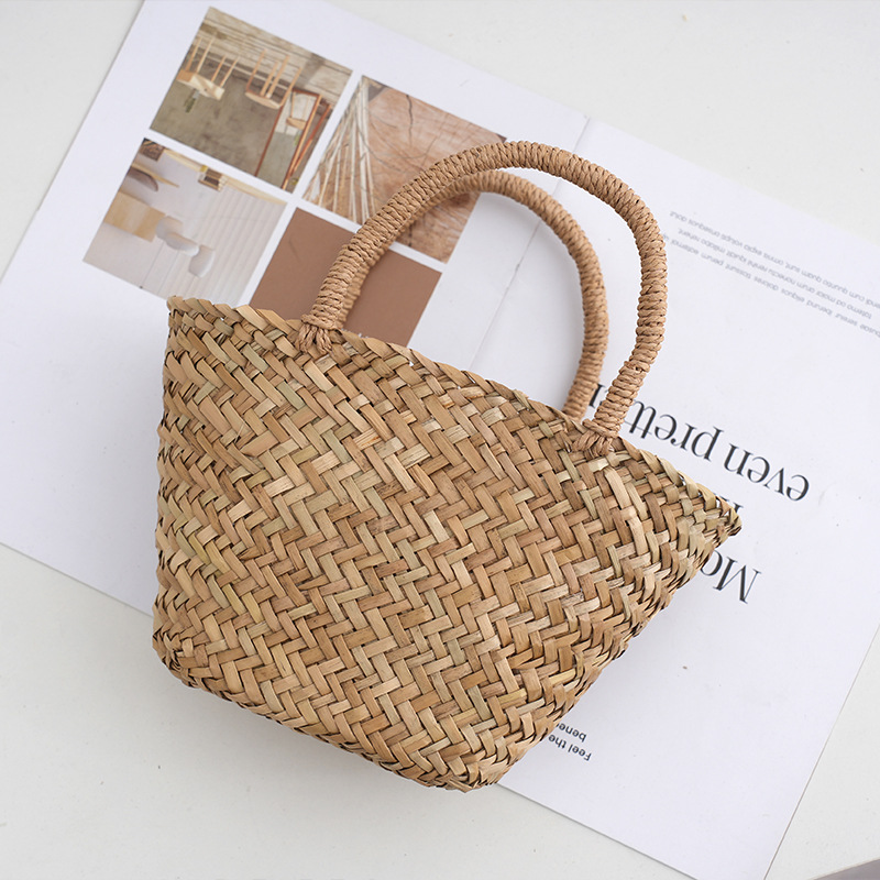 حقيبة مصنوعة يدويًا من الخيزرا - مراجعة Basket Bag Wicker وسعره