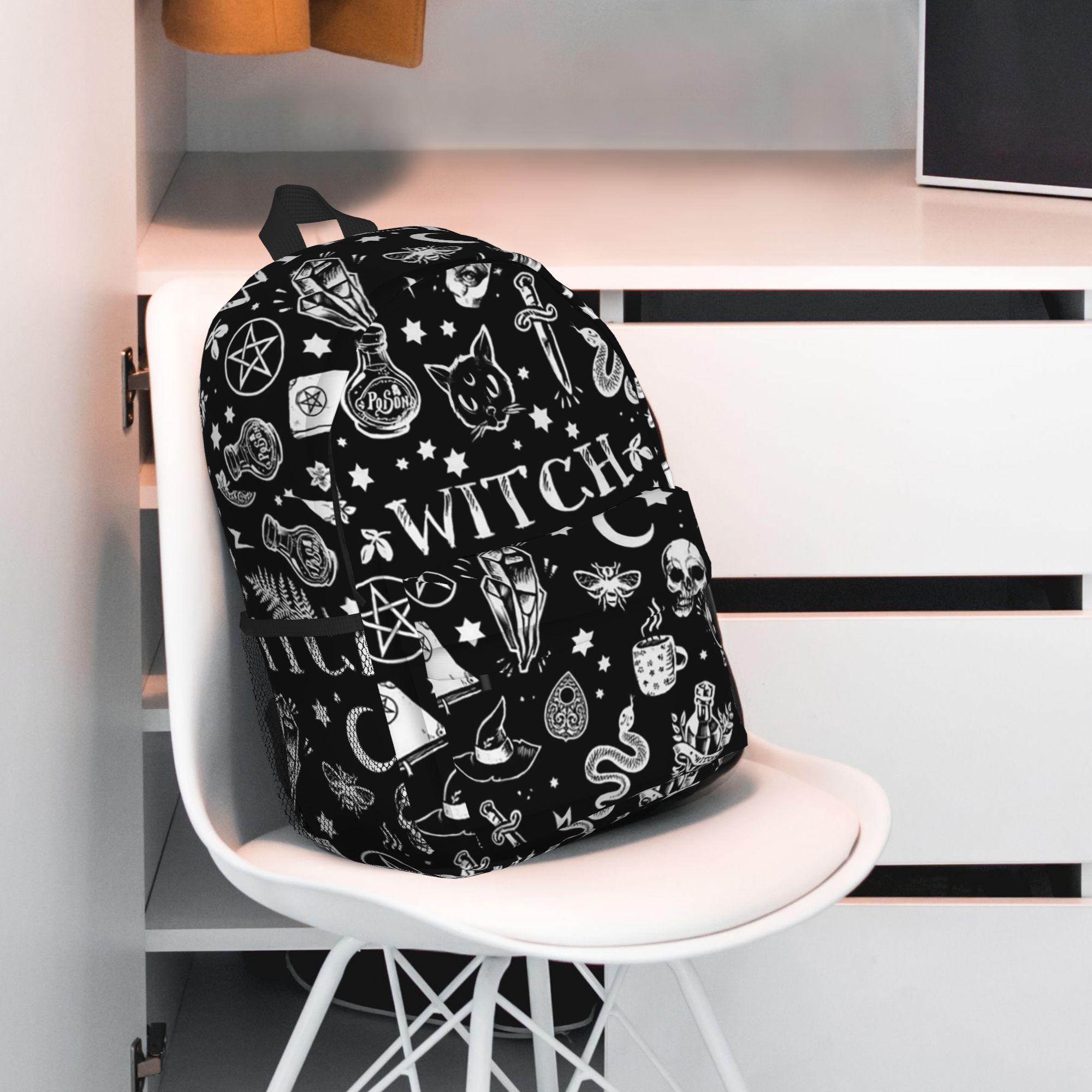 حقيبة ظهر بتصميم جمجمة قطة وقم - مراجعة Women Bags Designer Sale وسعره